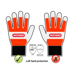 Gants anti-coupure tronçonneuse Oregon 91305
