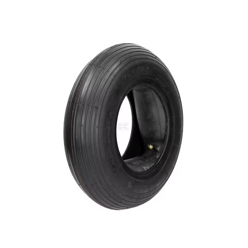 Pneu + chambre 480/400-8 4 plis