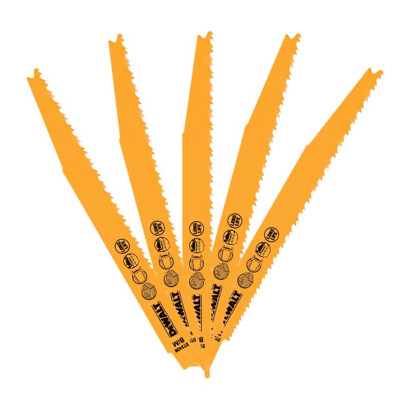 Lame de scie sabre HCS Progressor pour la coupe du métal 203mm