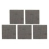 1/4 feuille abrasive velcro - structure en maille duree de vie extra longue x4 115x115mm grain 120
