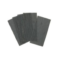 1/3 feuille abrasive velcro - structure en maille duree de vie extra longue x4 93x190mm grain 120