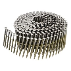 Pointes en rouleau crantées inox 2.5x55mm