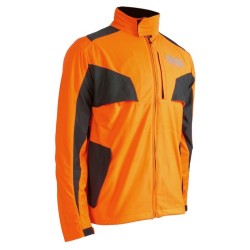 Veste forestière haute visibilité orange