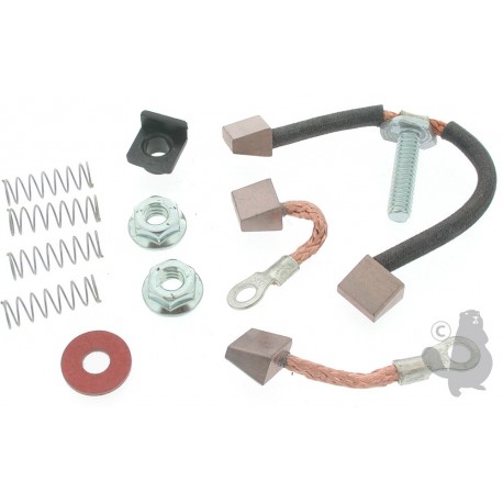 Kit jeu de Charbons pour notre démarreur 510-5898 pour KOHLER modèles K91 à K582, KT17 à KT19, M18 à M20, MV16 à MV20 et CV12,5.