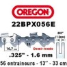 Chaine Oregon 22BPX056E 325 1.6 mm 56 maillons