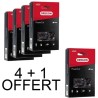 Pack 5 chaines Oregon 73LPX072E 3/8 1.5 mm 72 maillons