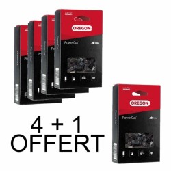 Pack chaine Oregon 75LPX060E 3/8 1.6 mm 60 maillons PowerCut