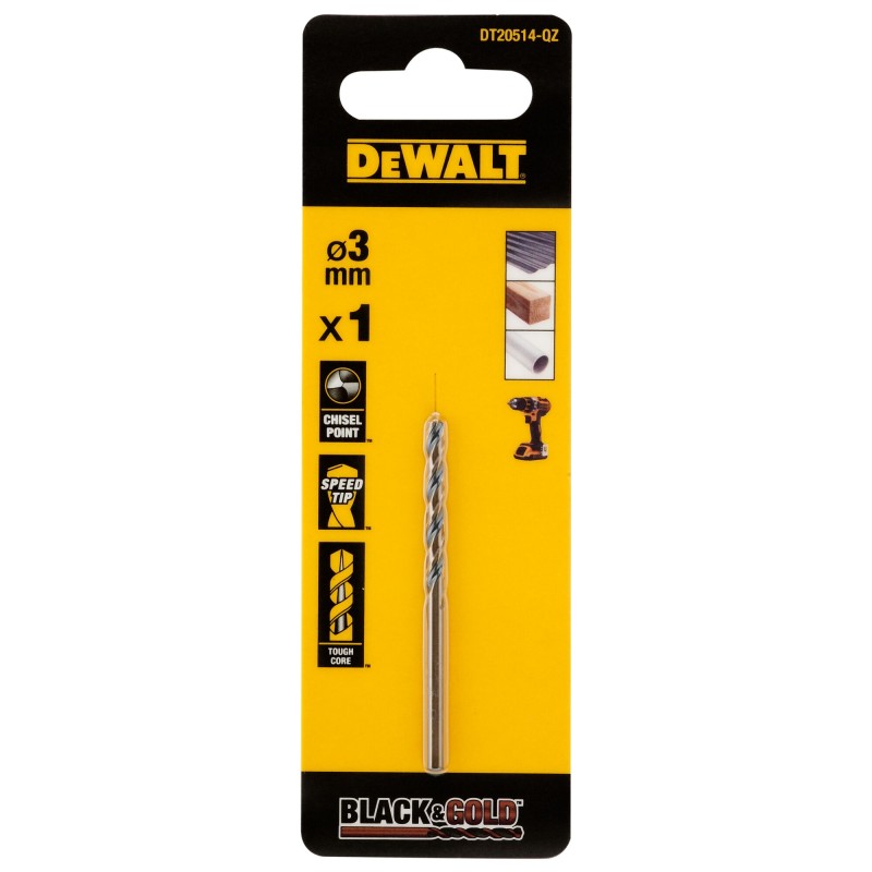 Foret Black&Gold DEWALT DT20514-QZ HSS-G... | LG Motoculture
