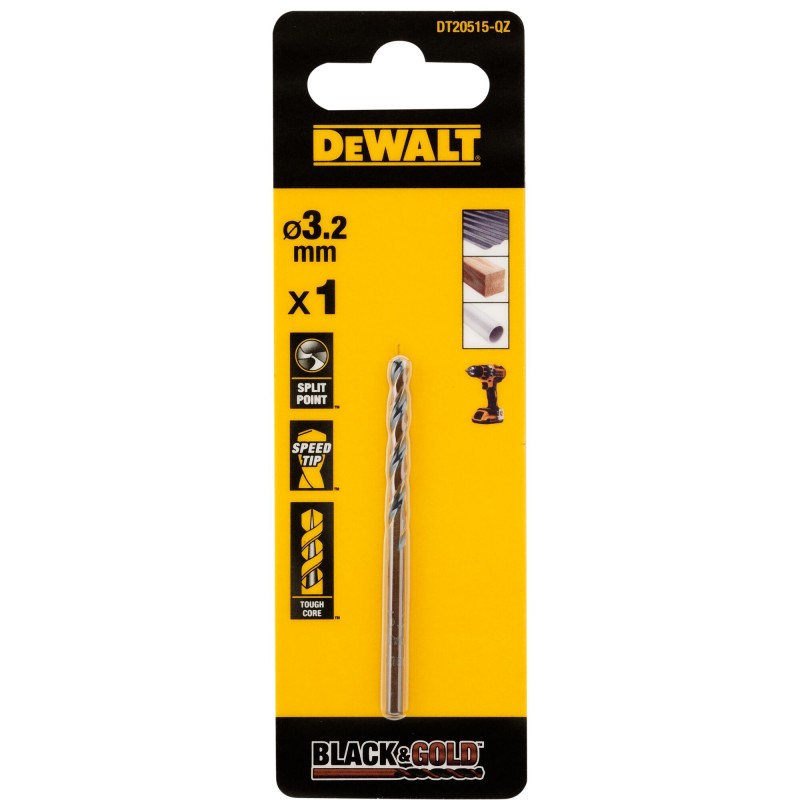 Foret Black&Gold DEWALT DT20515-QZ HSS-G... | LG Motoculture