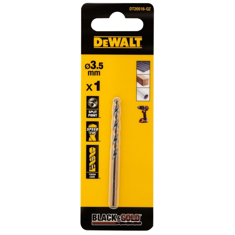 Foret Black&Gold HSS-G DEWALT DT20516-QZ... | LG Motoculture