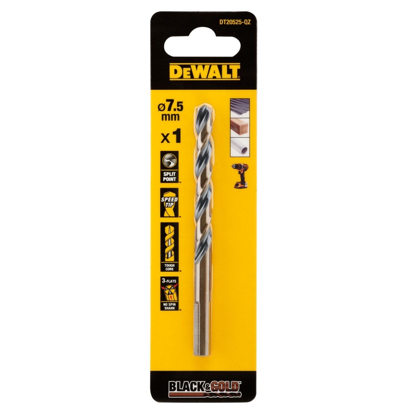 Foret Black&Gold HSS-G DEWALT DT20525-QZ -... | LG Motoculture