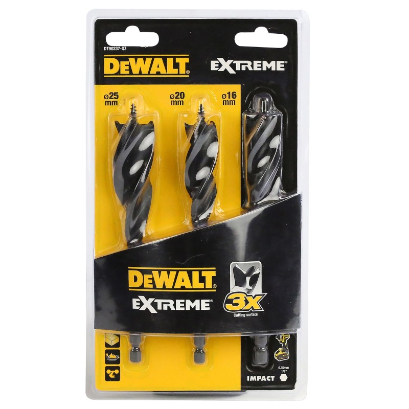 Mèches à bois DEWALT DT90237-QZ - 3 pointes -... | LG Motoculture