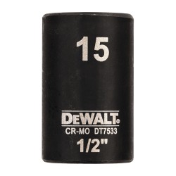 Douille Impact DEWALT DT7533-QZ 15 mm 1/2" -... | LG Motoculture