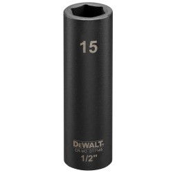 Douille Impact DEWALT DT7549-QZ 15 mm 1/2" -... | LG Motoculture