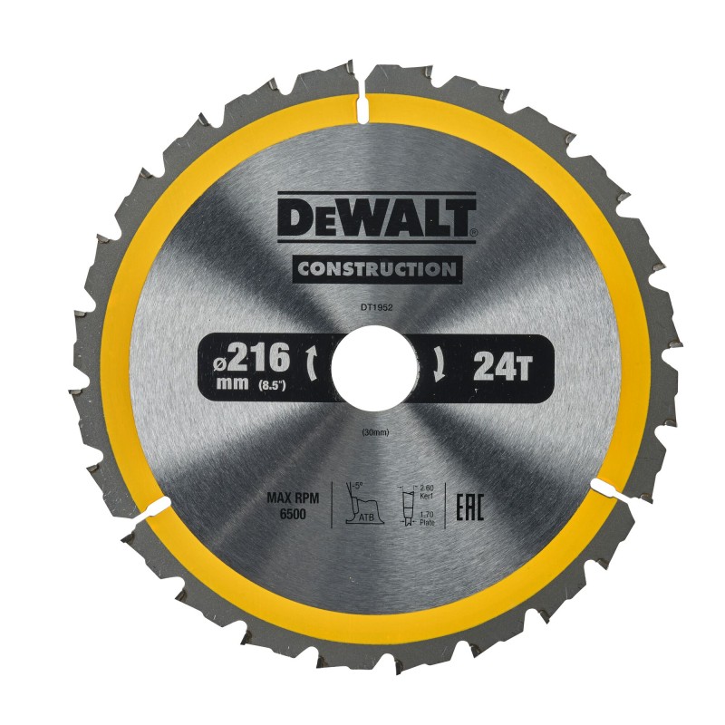 Lame de Scie Circulaire DEWALT DT1952-QZ Carbure... | LG Motoculture