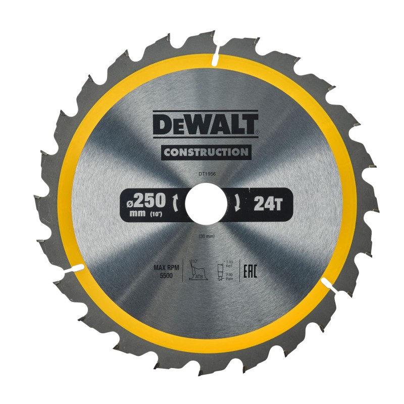 Lames de scie circulaire DEWALT DT1956-QZ Carbure... | LG Motoculture