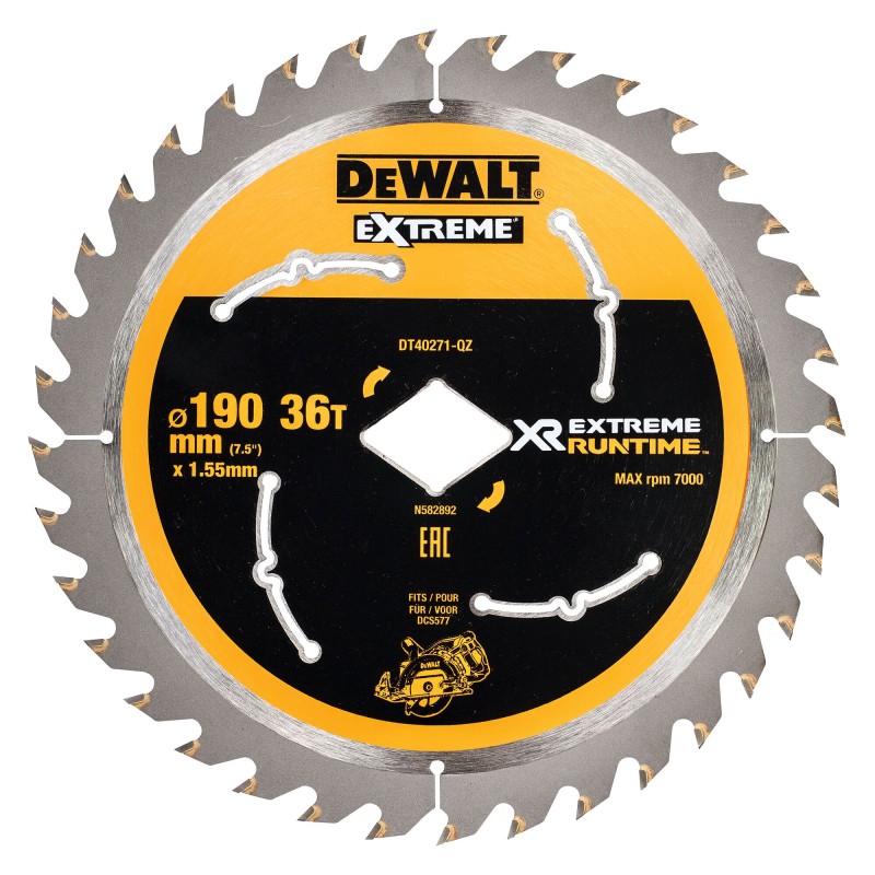 Lame de scie circulaire DEWALT DT40271-QZ Carbure... | LG Motoculture