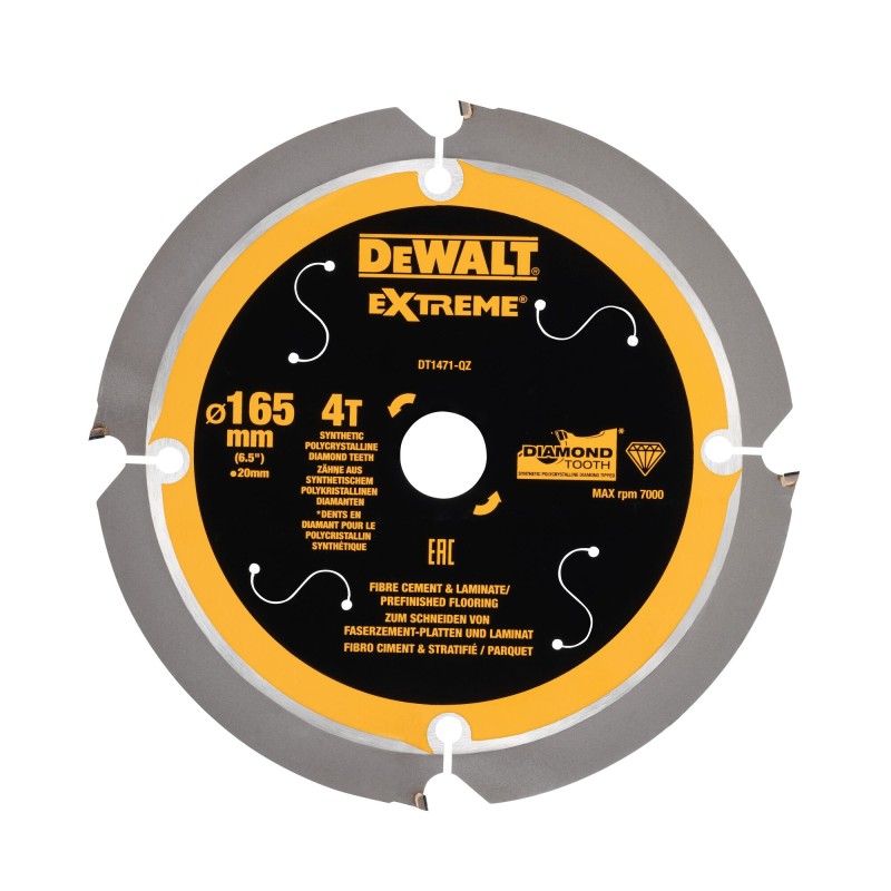 Lame de scie circulaire DEWALT DT1471-QZ 165x20mm... | LG Motoculture