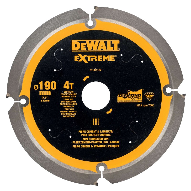 Lame de scie circulaire DEWALT DT1472-QZ 190x30mm... | LG Motoculture