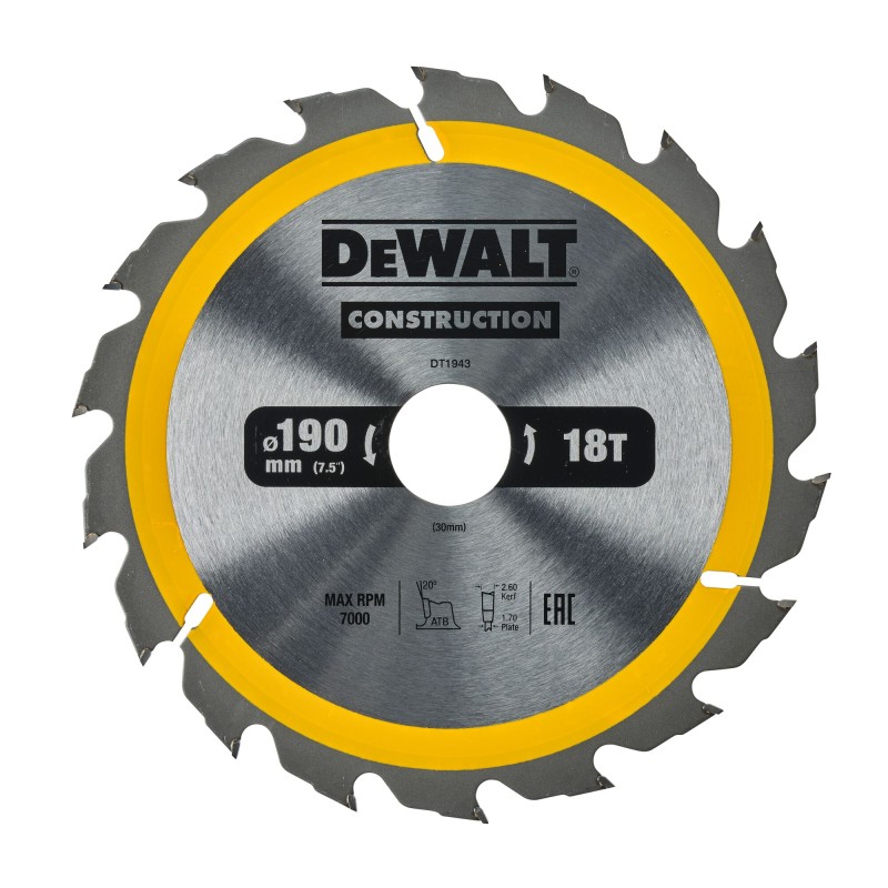 Lame de scie circulaire portative DEWALT... | LG Motoculture