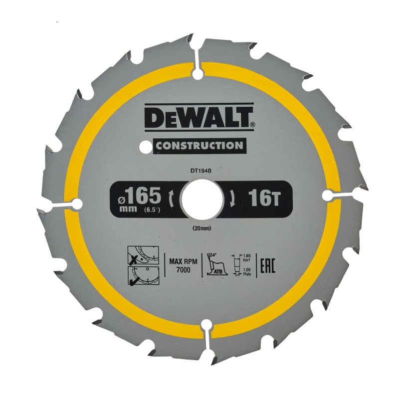 Lame de scie circulaire DEWALT DT1948-QZ Carbure... | LG Motoculture