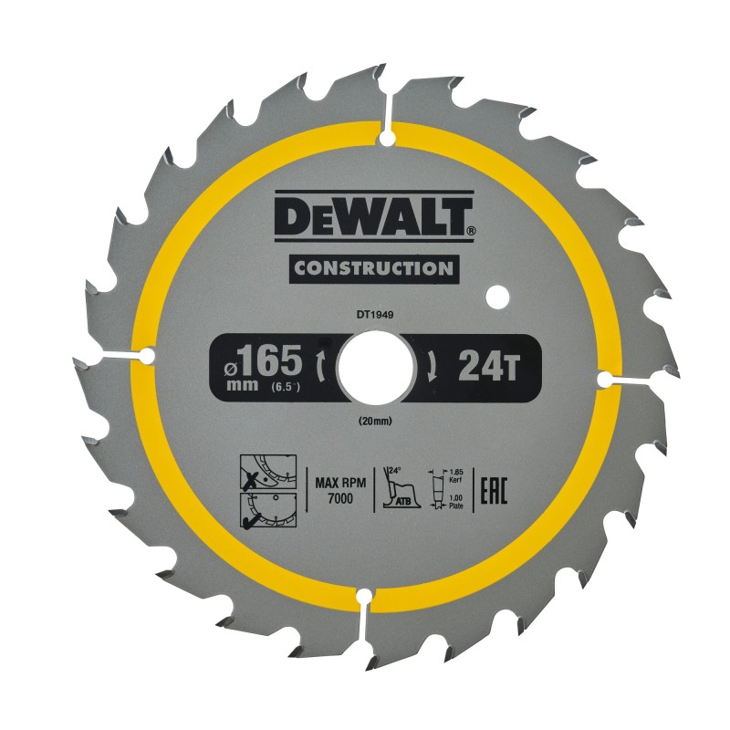 Lame de scie circulaire DEWALT DT1949-QZ Carbure... | LG Motoculture