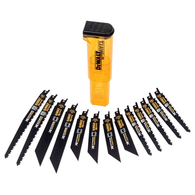 Coffret de 13 lames de scie sabre DEWALT... | LG Motoculture
