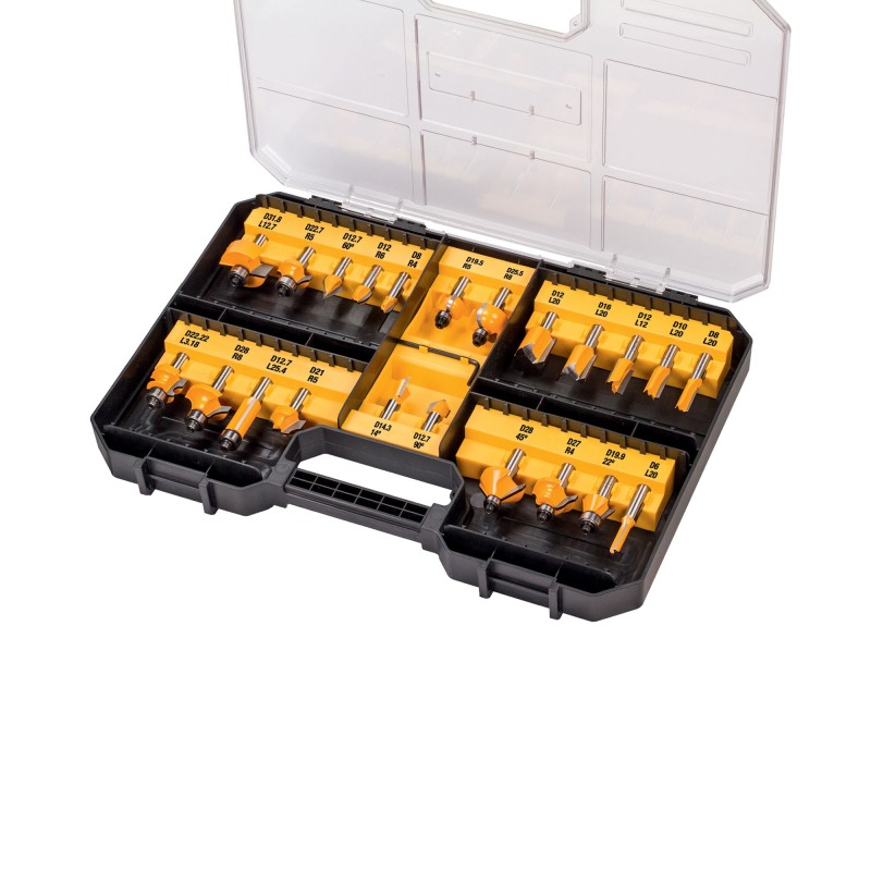 Coffret de 22 fraises de défonceuse DEWALT... | LG Motoculture