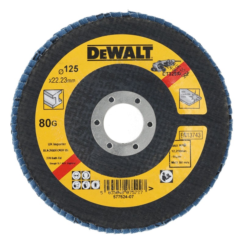 Disque à lamelles DEWALT DT3267-QZ Grain 80 Ø... | LG Motoculture