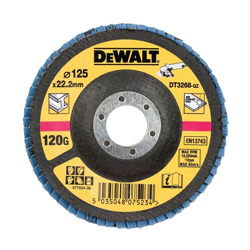 Disque à lamelles DEWALT DT3268-QZ Grain 120 Ø... | LG Motoculture