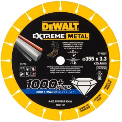 Disque Extreme Métal DEWALT DT40257-QZ 355 mm -... | LG Motoculture