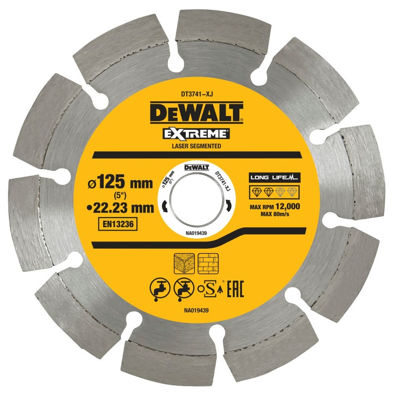 Disque laser DEWALT DT3741-XJ 125x22.2mm pour... | LG Motoculture