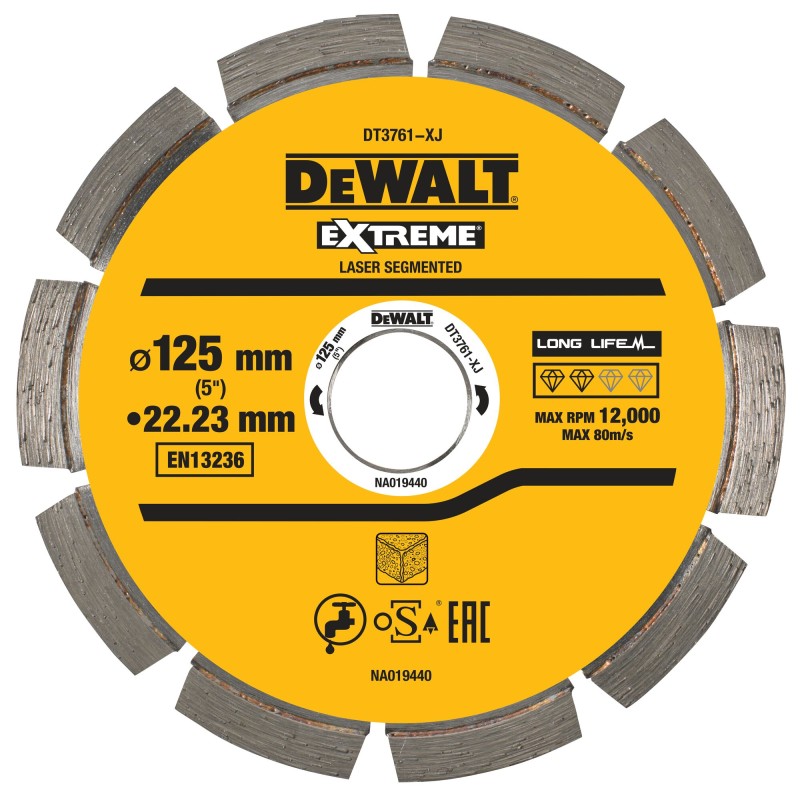 Disque laser DEWALT DT3761-XJ 125x22.2mm pour... | LG Motoculture