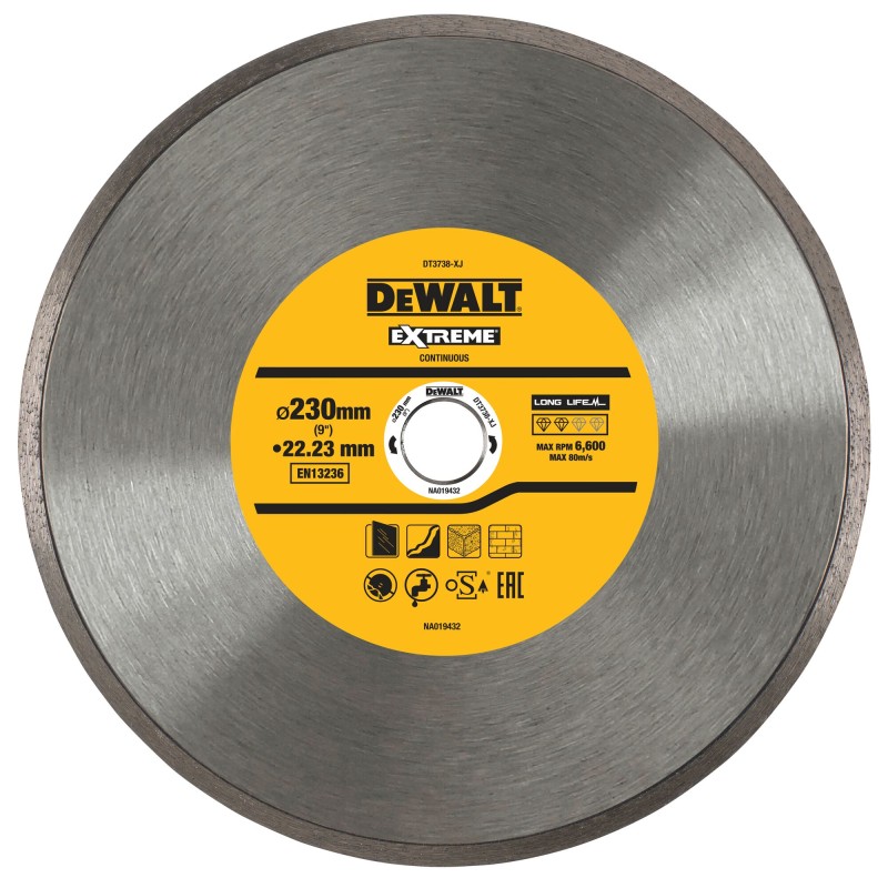 Disque fritté DEWALT DT3738-XJ 230x22.2mm pour... | LG Motoculture