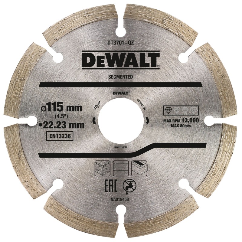 Disque fritté segmenté DEWALT DT3701-QZ... | LG Motoculture