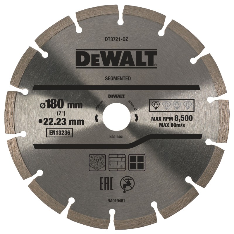 Disque fritté segmenté DEWALT DT3721-QZ... | LG Motoculture