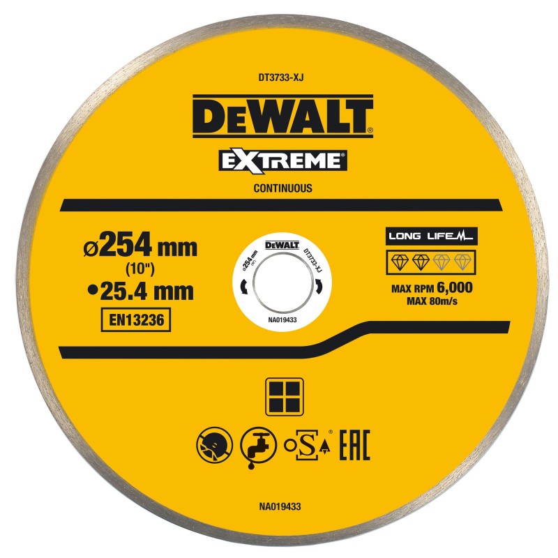 Disque pour scie à carrelage en céramique DEWALT... | LG Motoculture