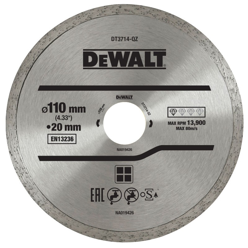 Disque DEWALT DWC410 110x20mm pour scie à... | LG Motoculture