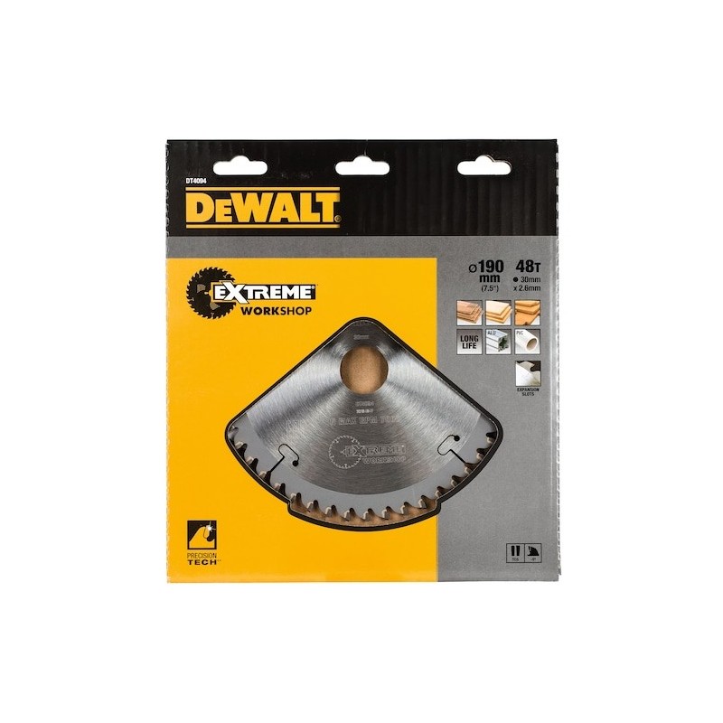 Lame de scie circulaire DEWALT DT4094-QZ 190x30mm... | LG Motoculture