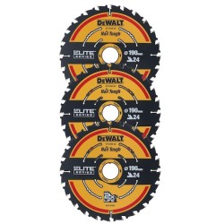 Pack de 3 lames DEWALT DT10399-QZ 190mm 24 dents... | LG Motoculture