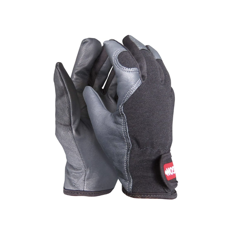 Gants de travail Oregon cuir extensible M L XL | LG Motoculture