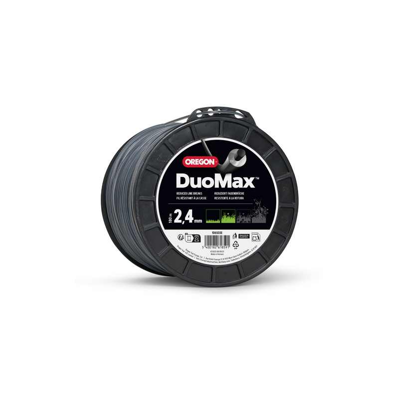 Fil débroussailleuse Oregon DuoMax 2,4 mm 180 m | LG Motoculture