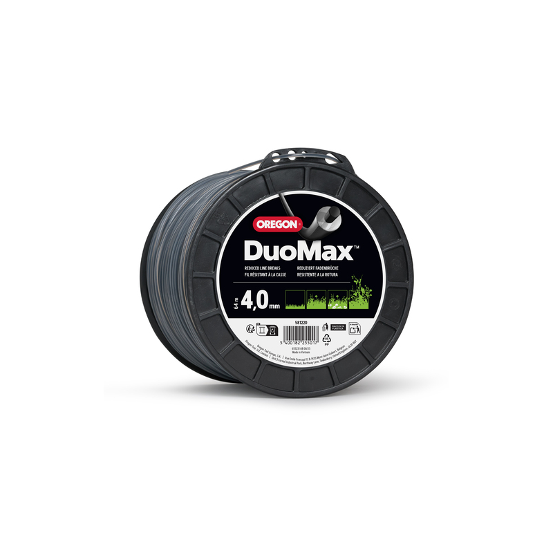 Fil débroussailleuse Oregon DuoMax 4,0 mm 64 m | LG Motoculture