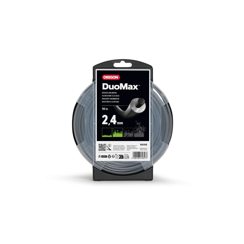 Fil DuoMax Oregon 106501E 2,4 mm 90 m | LG Motoculture