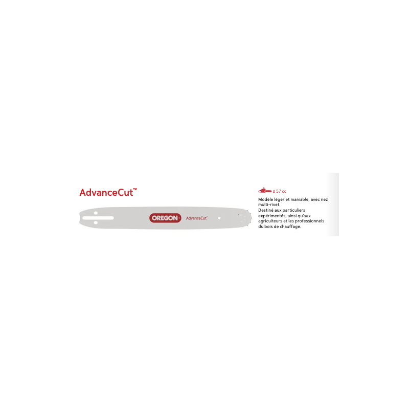 Guide chaîne Oregon AdvanceCut 25 cm 3/8 LP 1,3 mm | LG Motoculture