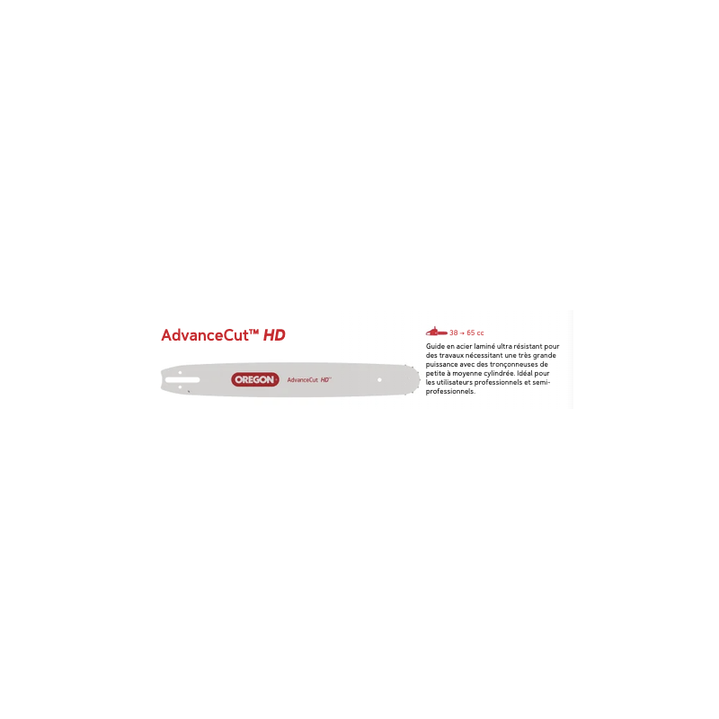 Guide chaîne Oregon AdvanceCut HD 45 cm 3/8 1,5 mm | LG Motoculture