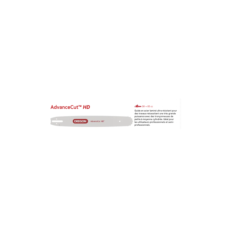 Guide chaîne Oregon AdvanceCut HD 50 cm 3/8 1,5 mm | LG Motoculture