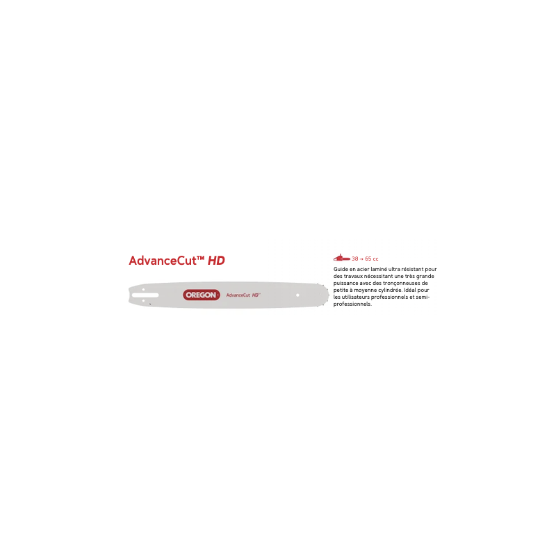 Guide chaîne Oregon AdvanceCut HD 38 cm 3/8 1,5 mm | LG Motoculture