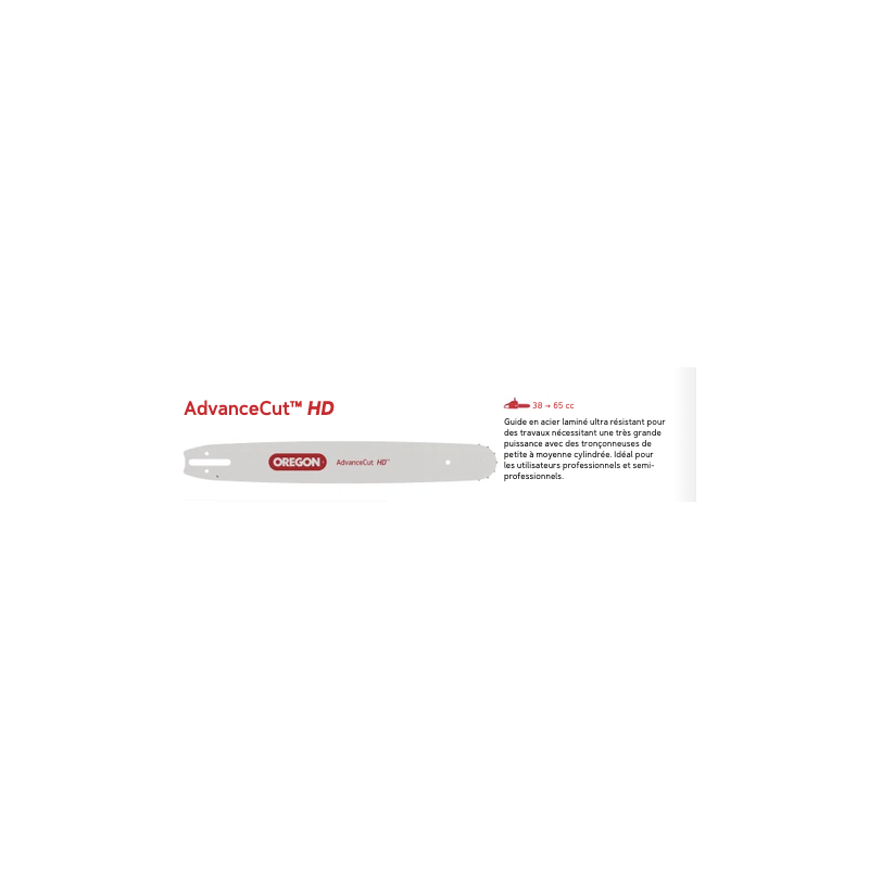 Guide chaîne Oregon AdvanceCut HD 40 cm 3/8 1,6 mm | LG Motoculture