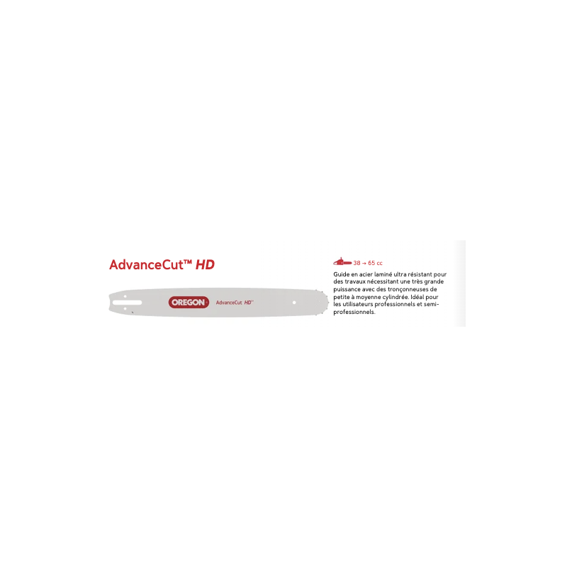 Guide chaîne Oregon AdvanceCut HD 38 cm .325 1,3 mm | LG Motoculture